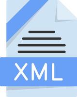 XML Icon Design vector