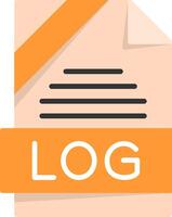LOG Icon Design vector