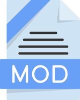 MOD Icon Design vector