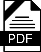 PDF Icon Design vector