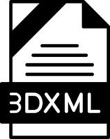 3DXML Icon Design vector