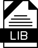 LIB Icon Design vector