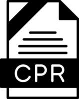 CPR Icon Design vector