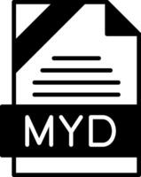 MYD Icon Design vector