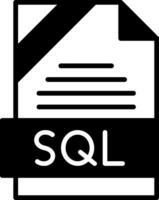SQL Icon Design vector