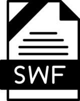 SWF Icon Design vector