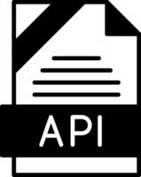 API Icon Design vector