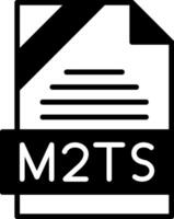 M2TS Icon Design vector