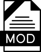 MOD Icon Design vector