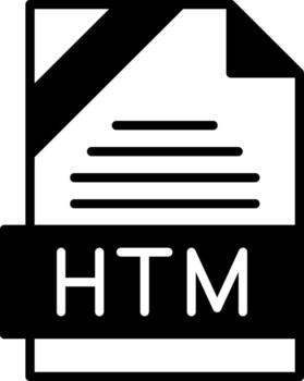 htm icono diseño vector