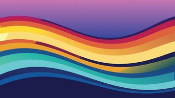 Gradient Wave Background with Vibrant Colors vector