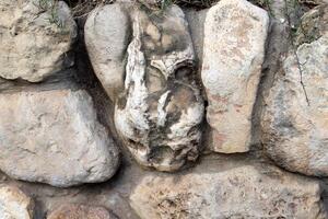 Texture and structure of stone and concrete. Natural background. photo