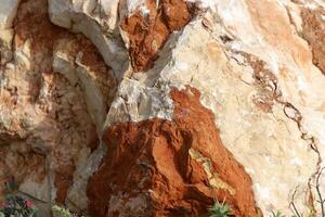 Texture and structure of stone and concrete. Natural background. photo