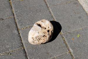 Texture and structure of stone and concrete. Natural background. photo