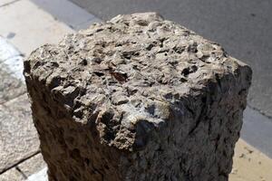 Texture and structure of stone and concrete. Natural background. photo
