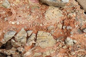 Texture and structure of stone and concrete. Natural background. photo