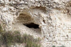 Texture and structure of stone and concrete. Natural background. photo
