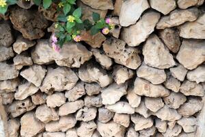 Texture and structure of stone and concrete. Natural background. photo