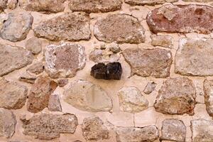 Texture and structure of stone and concrete. Natural background. photo