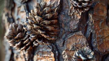 Dried pine tree pattern which has withered or lacks water botanical background photo
