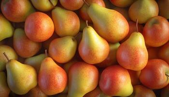 Yellow pear fruit pattern organic real food agriculture environment background photo