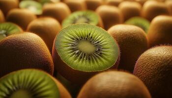 Green kiwi fruit pattern organic real food agriculture environment background photo