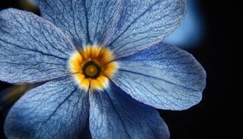 Forget me nots flower macro photo closeup foliage petal nature background