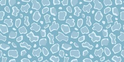 Seamless pattern with abstract freeform shapes in the form of ice floes, mosaics, uneven figures. vector