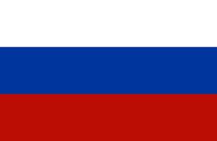 Russia flag. Flag of Russia sign isolated. National flag of Russia flat symbol icon for printing of any size. EPS 10 vector