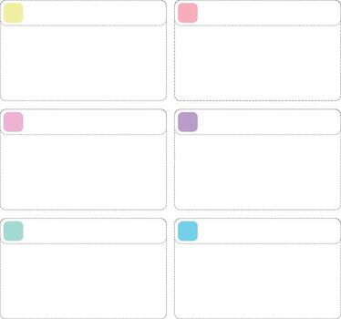 to do list with square element and dashed line vector