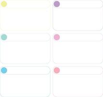 to do list with circle element vector
