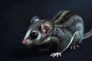 A small animal with big eyes and long ears photo