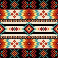 Geometric ethnic pattern,seamless Navajo ornament,Native american pattern. vector