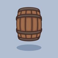 illustration Barrel. design Barrel. Barrel Cartoon design illustration and icon for website, digital and print vector