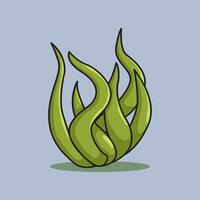 Ocean Seaweed Cartoon design illustration and icon for website, digital and print vector
