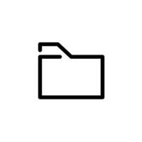 Folder icon. Folder icon vector