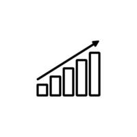 Graph icon. Graph and Chart icon vector