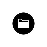 Folder icon. Folder symbol vector