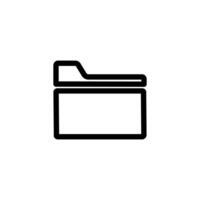 Folder icon. App folder icon vector
