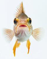 místico retrato de alpinismo perca pescado foto
