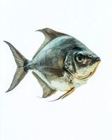 Mystic Portrait of Freshwater Pomfret in studio photo