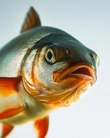 Mystic Portrait of Pangasius Fish in studio photo