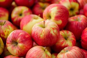 A Bunch Of Red Apples photo