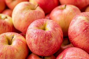 A Bunch Of Red Apples photo