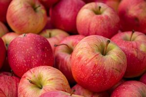 A Bunch Of Red Apples photo