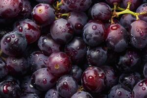 A close up of a bunch of grapes photo