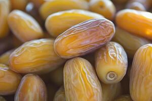 A close up of a bunch of dates photo