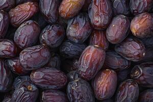 A close up of a bunch of dates photo