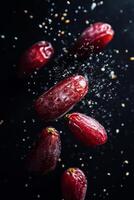 Red dates falling from the sky photo