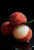 The fruit is red photo